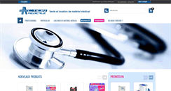 Desktop Screenshot of action-medicale.com